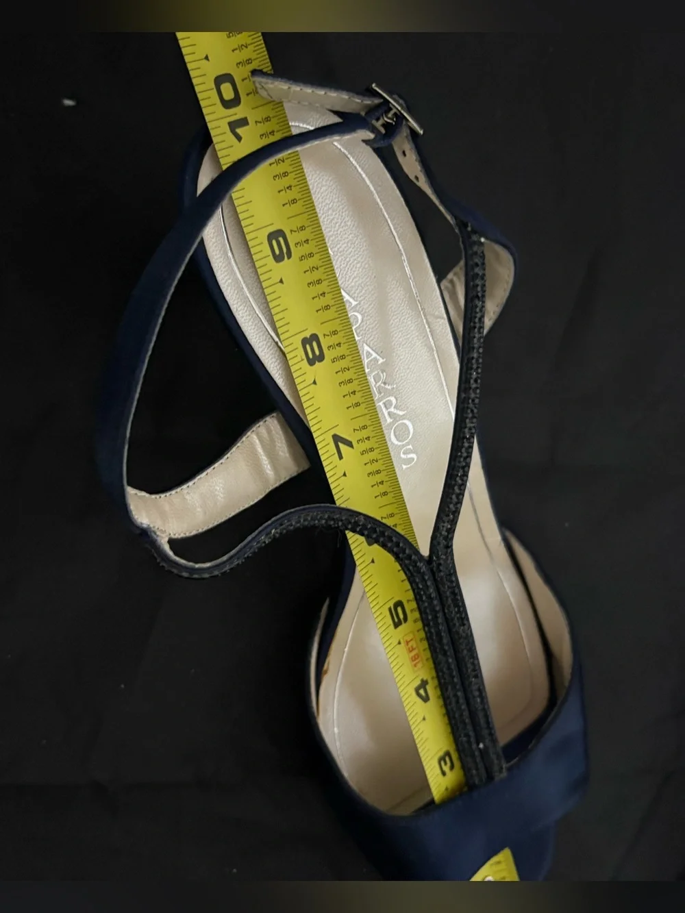 Caparros Midnight Blue Strappy Heels